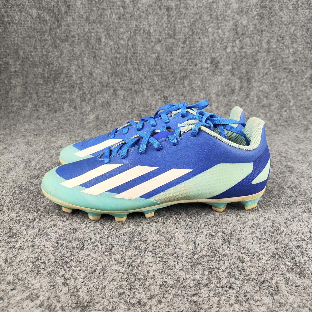 Adidas Soccer Cleats Shoes Mens Size 6 Blue Synthetic Firm Ground FG Soccer